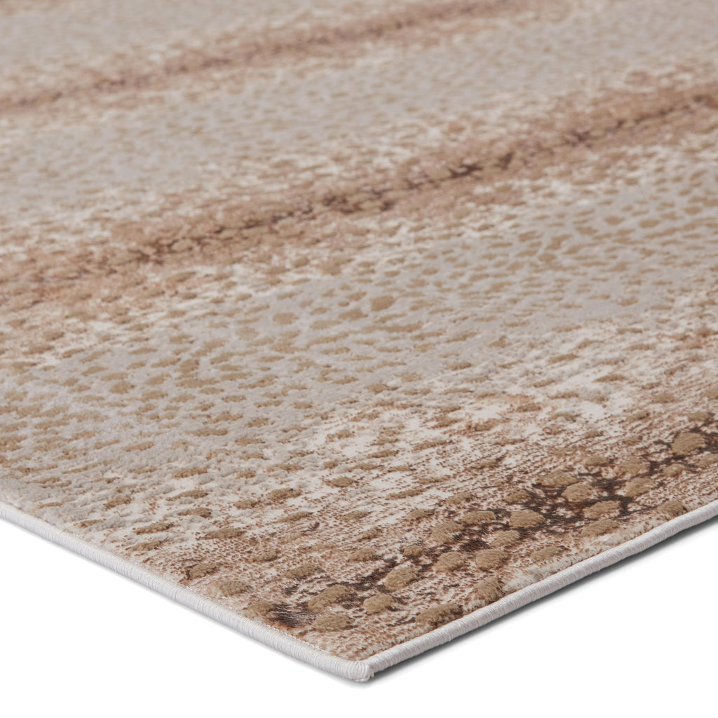 Jaipur Living Axis Animal Pattern Tan/ Gray Runner Rug (2'2"X8')