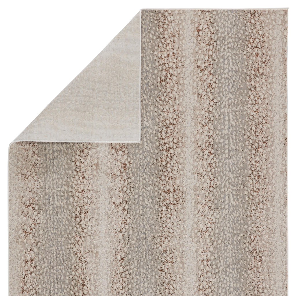 Jaipur Living Axis Animal Pattern Light Gray/ Brown Area Rug (7'10"X10'6")