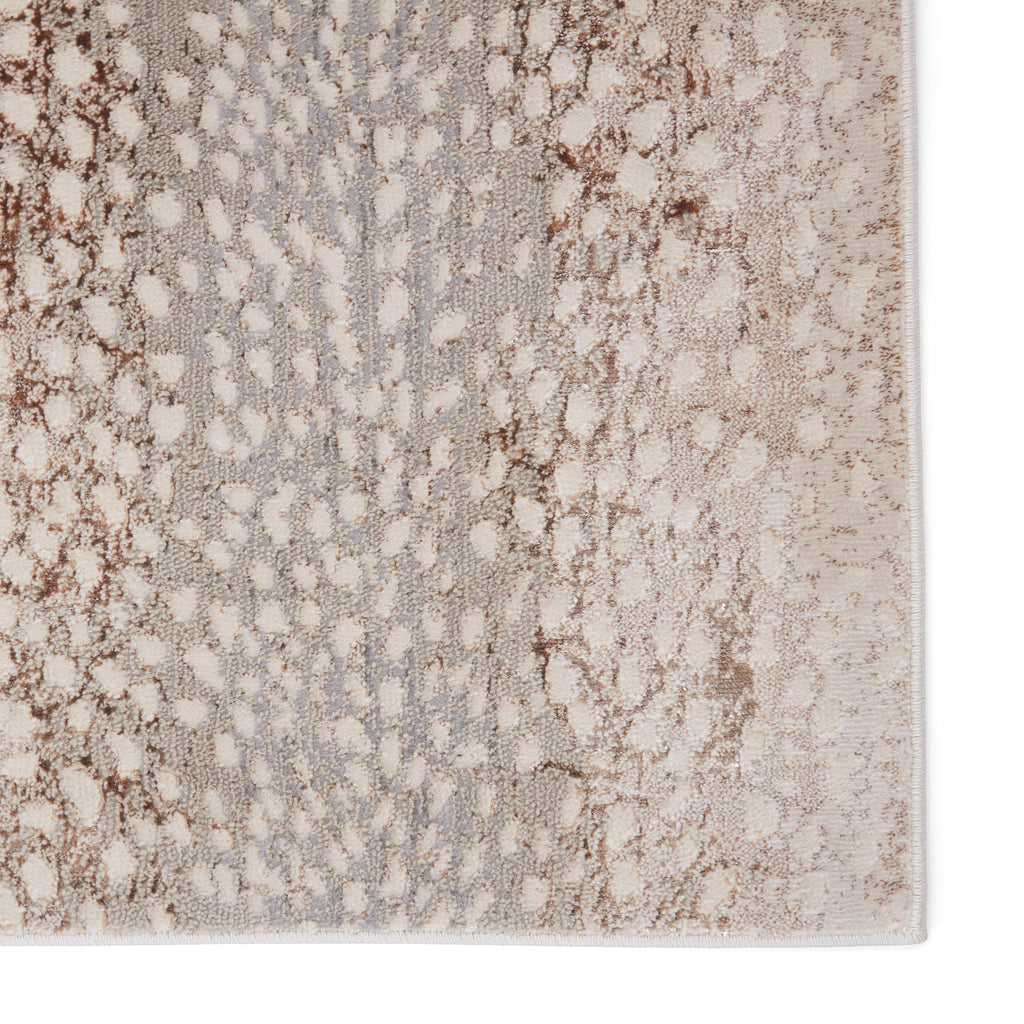 Jaipur Living Axis Animal Pattern Light Gray/ Brown Area Rug (7'10"X10'6")