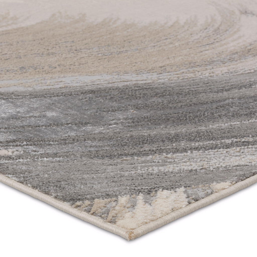 Jaipur Living Zione Abstract Taupe/ Gray Area Rug (6'7"X9'6")