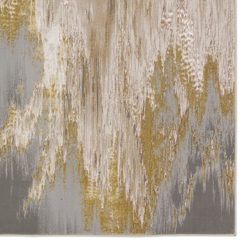 Jaipur Living Ulysses Abstract Gold/ Gray Area Rug (5'X7'6")