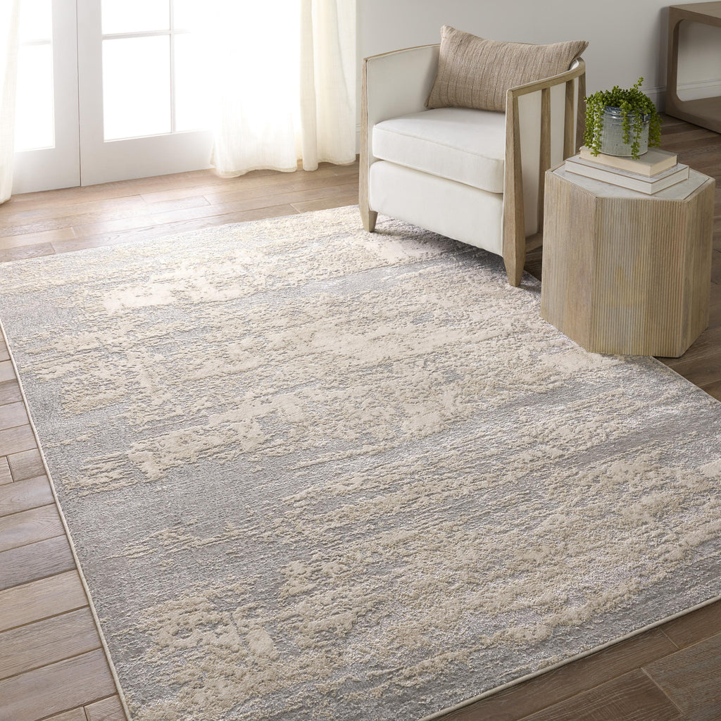 Jaipur Living Sanford Abstract Slate/ Light Taupe Area Rug (9'3"X13')