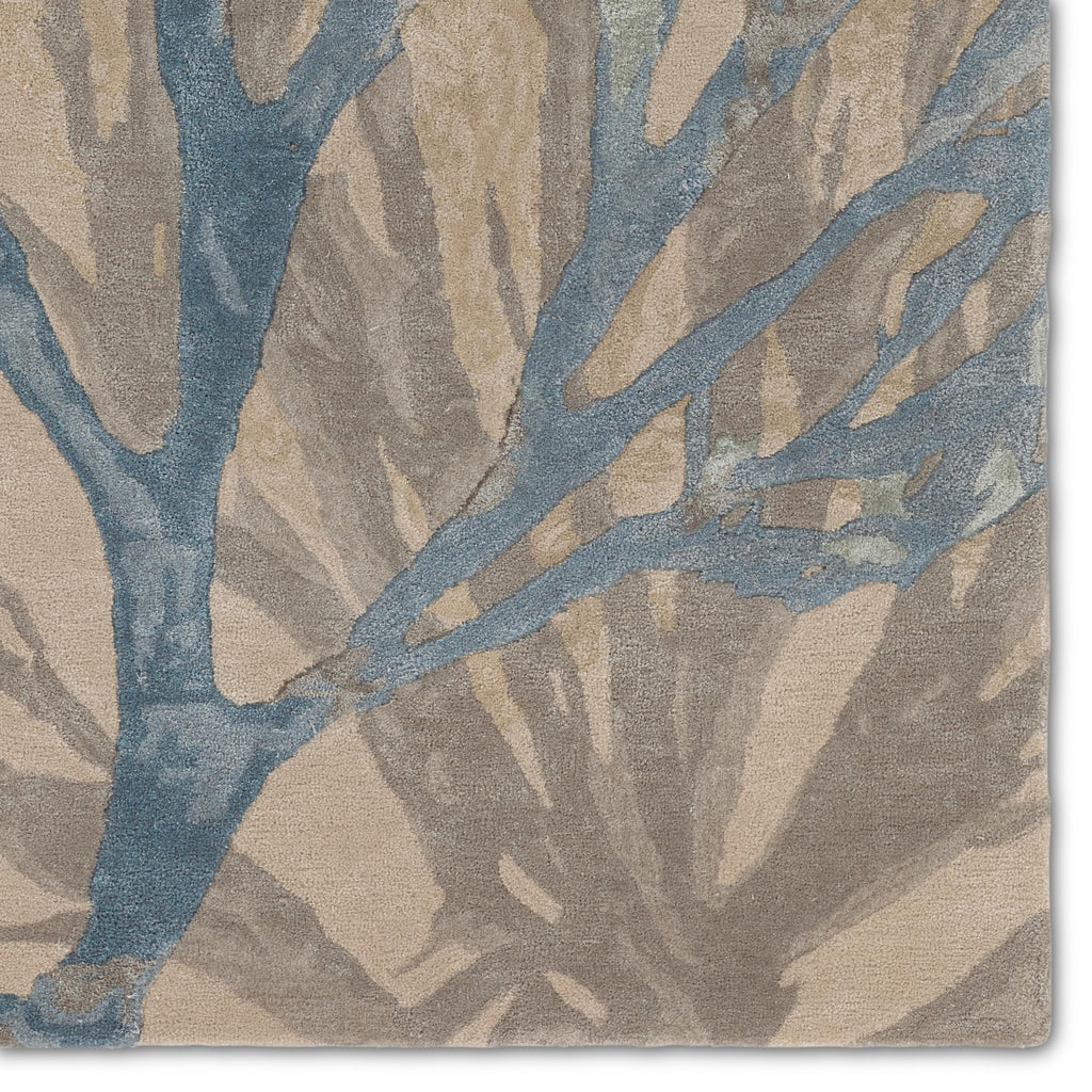 Jaipur Living Atoll Handmade Animal Pattern Blue/ Tan Area Rug (10'X14')