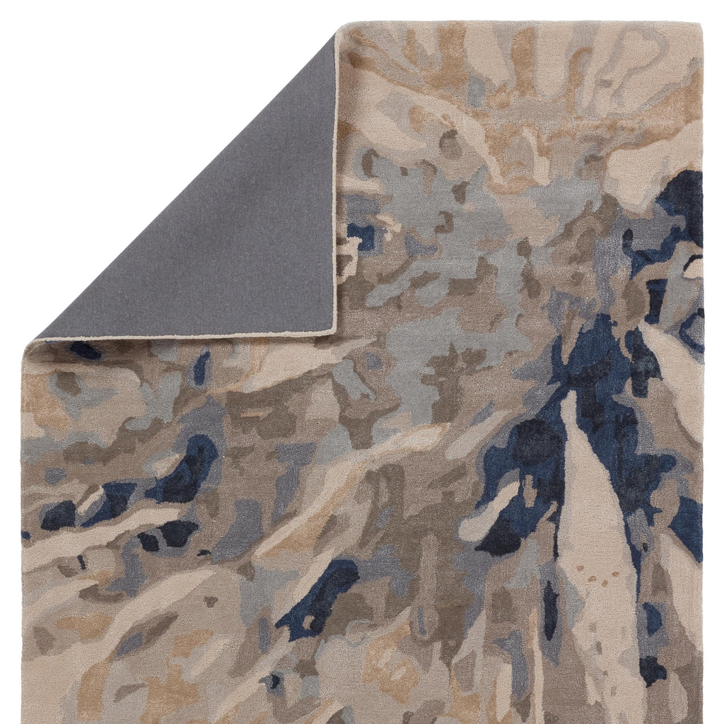 Jaipur Living Atoll Handmade Animal Pattern Blue/ Taupe Area Rug (5'X8')