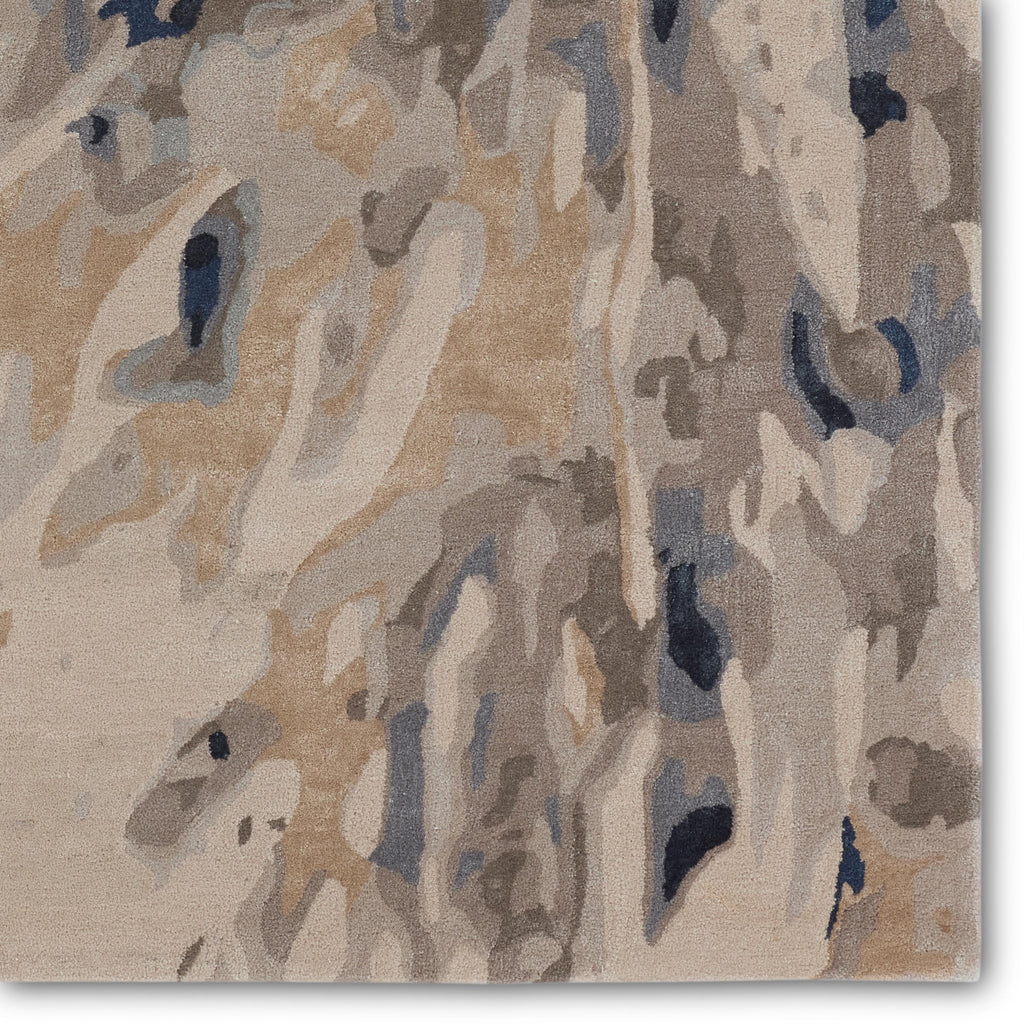 Jaipur Living Atoll Handmade Animal Pattern Blue/ Taupe Area Rug (5'X8')