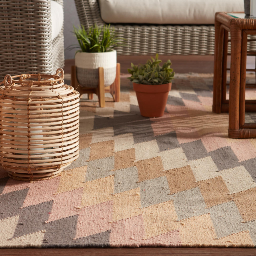 Jaipur Living Mojave Indoor/ Outdoor Geometric Multicolor Runner Rug (2'6"X8')