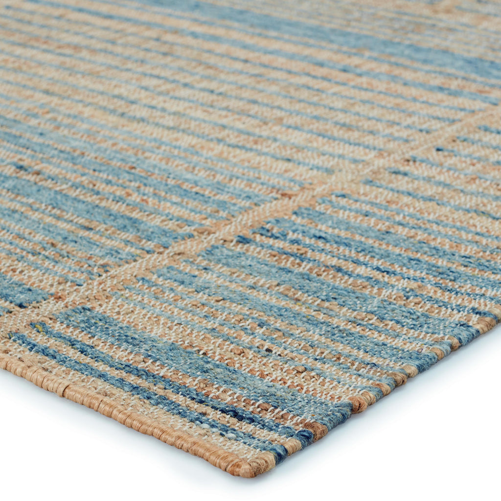 Jaipur Living Ciana Handmade Striped Brown/ Blue Area Rug (2'X3')