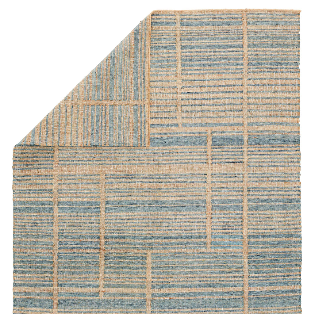 Jaipur Living Ciana Handmade Striped Brown/ Blue Area Rug (8'X10')