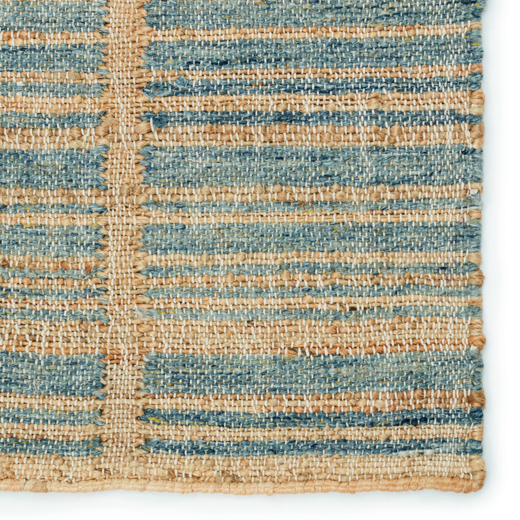 Jaipur Living Ciana Handmade Striped Brown/ Blue Area Rug (8'X10')