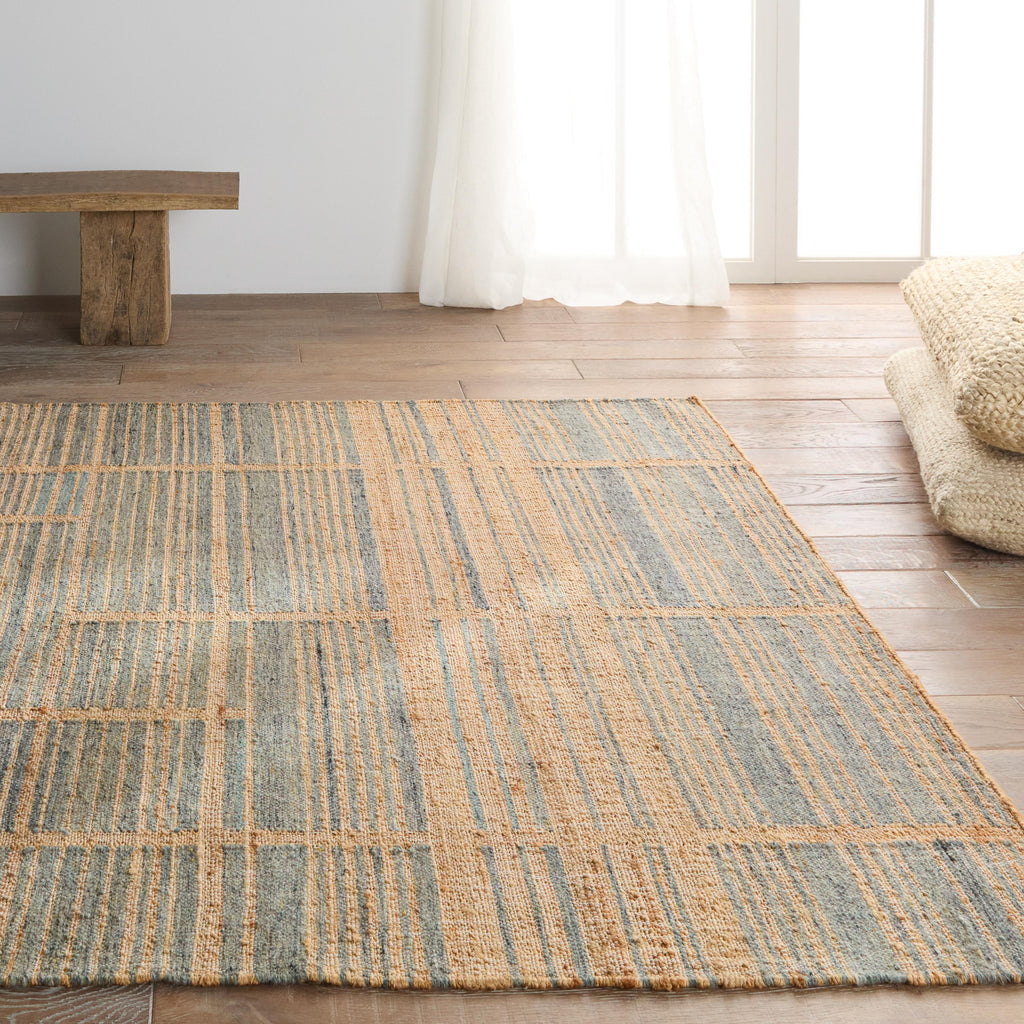 Jaipur Living Ciana Handmade Striped Brown/ Blue Area Rug (8'X10')