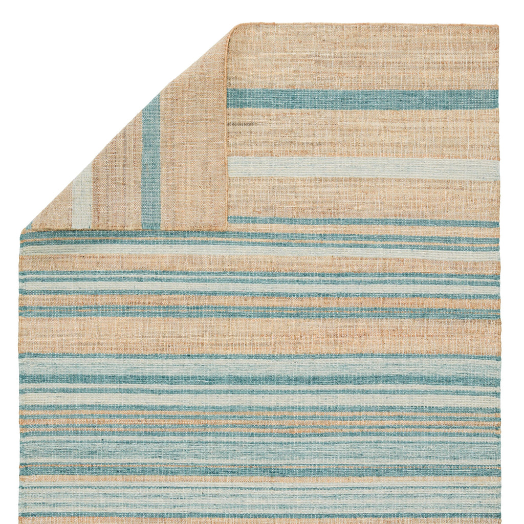 Jaipur Living Vitelli Handmade Striped Beige/ Blue Area Rug (2'X3')