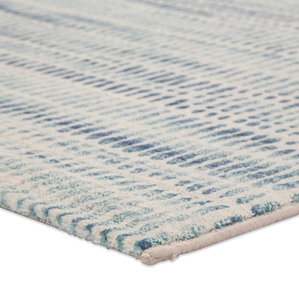 Jaipur Living Escape Abstract Blue/ White Runner Rug (2'7"X9'10")