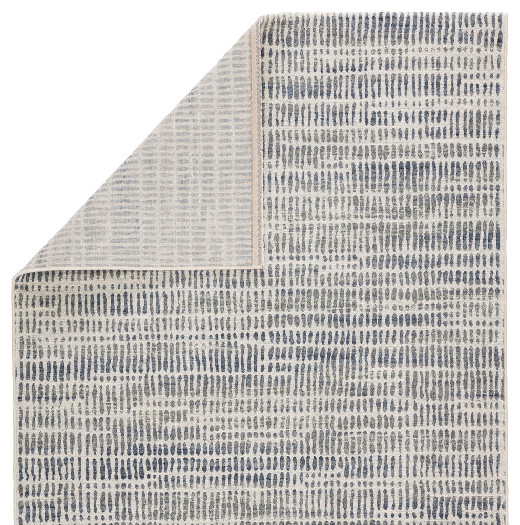 Jaipur Living Escape Abstract Gray/ Blue Area Rug (5'3"X7'6")