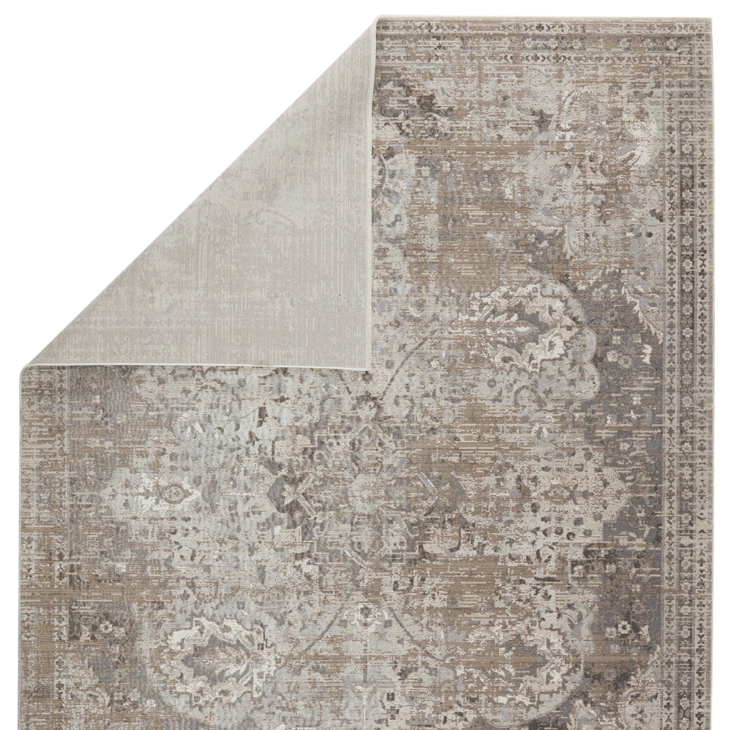 Vibe By Jaipur Living Ginevra Medallion Gray/ Ivory Area Rug (5'3"X7'6")