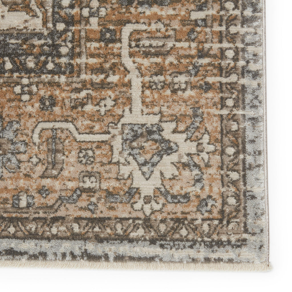 Vibe By Jaipur Living Venn Medallion Tan/ Gray Runner Rug (3'X8')