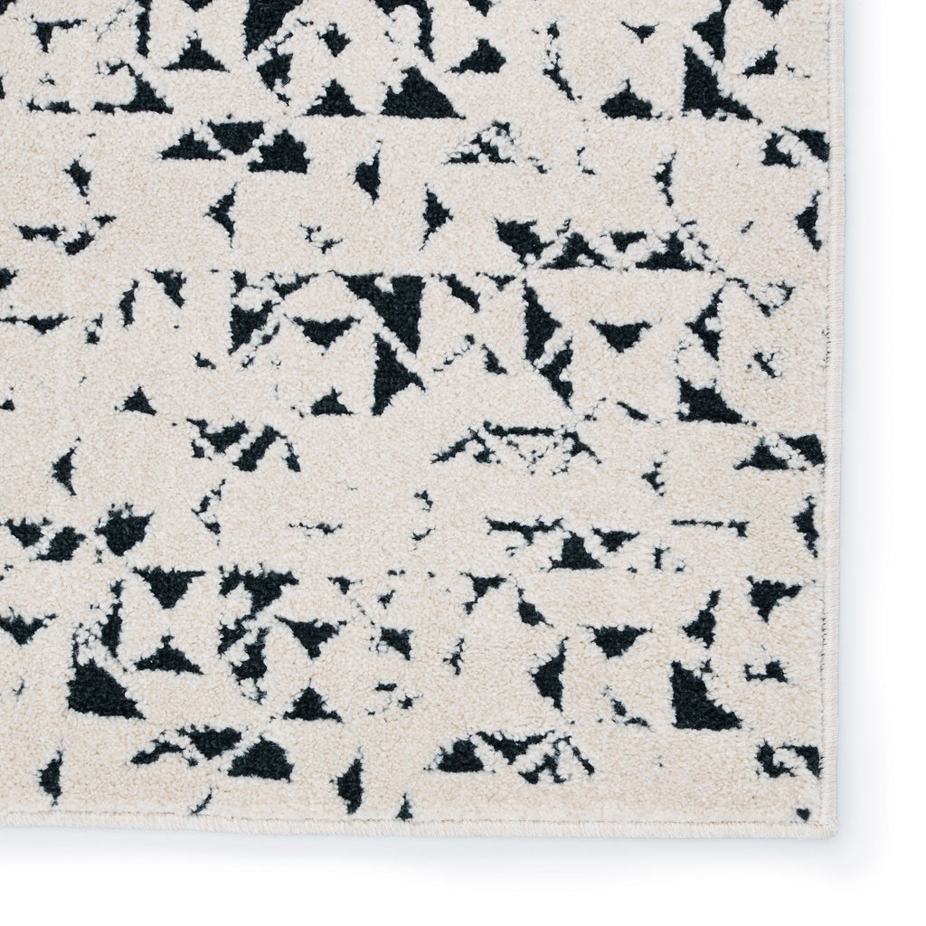 Vibe By Jaipur Living Avis Trellis Ivory/ Black Area Rug (9'2"X13')