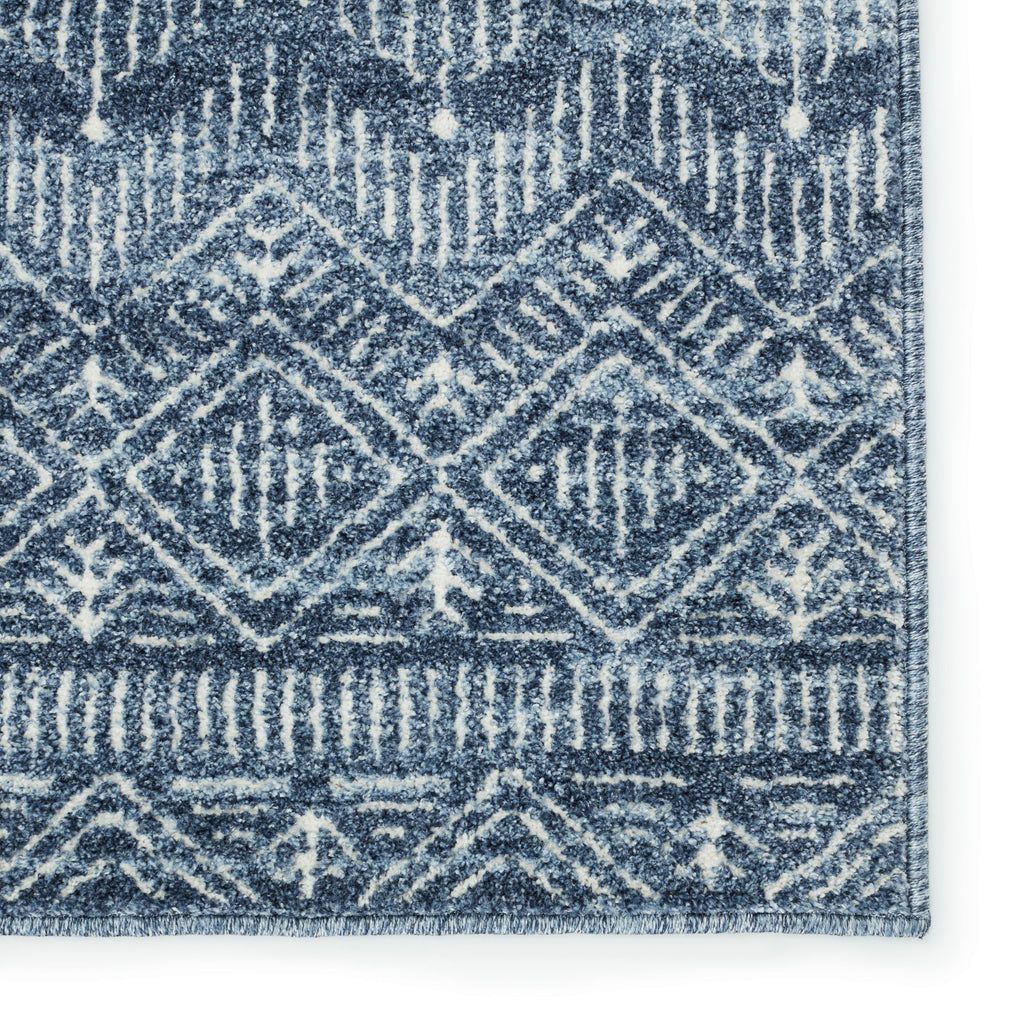 Vibe By Jaipur Living Beya Trellis Blue/ White Area Rug (9'2"X13')