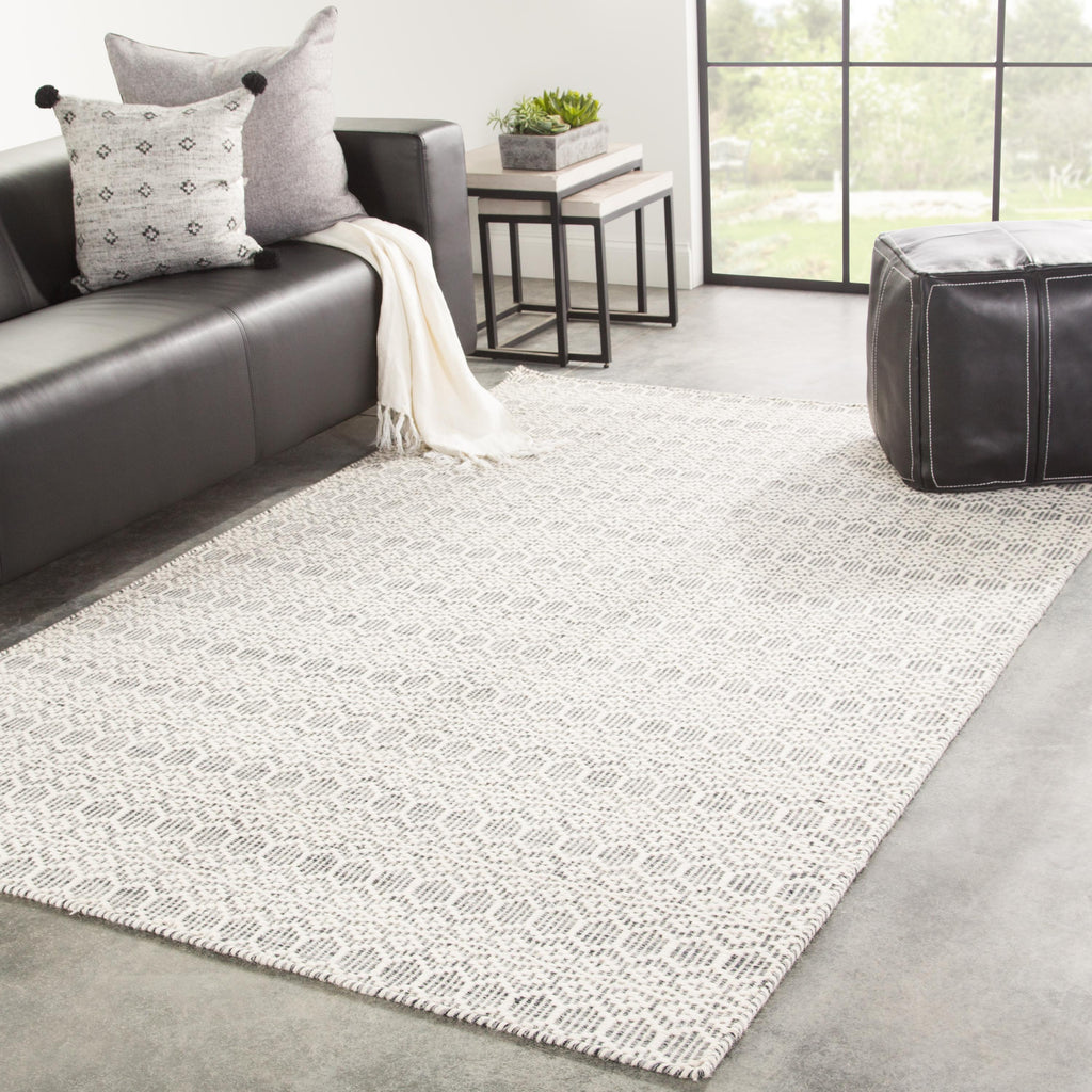 Jaipur Living Calliope Handmade Trellis White/ Gray Area Rug (10'X14')