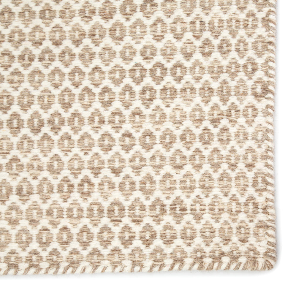 Jaipur Living Pompano Handmade Trellis Beige/ Ivory Area Rug (6'X9')