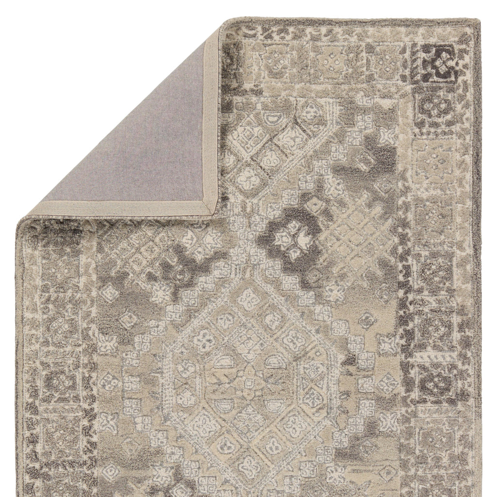 Jaipur Living Nesso Handmade Medallion Gray/ Cream Area Rug (5'X8')