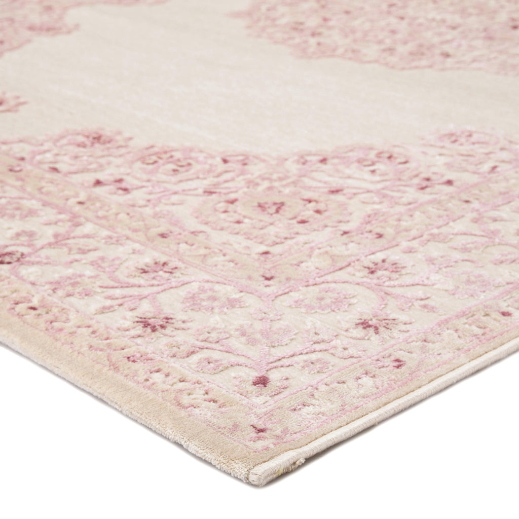 Jaipur Living Malo Medallion Pink/ White Area Rug (8'10"X11'9")