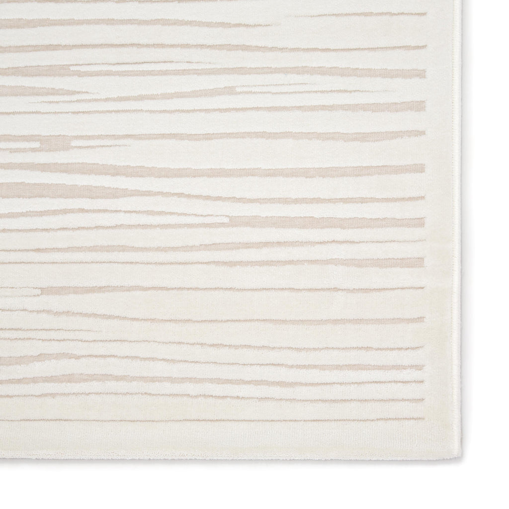 Jaipur Living Linea Abstract White/ Ivory Square Area Rug (6' Sqr)