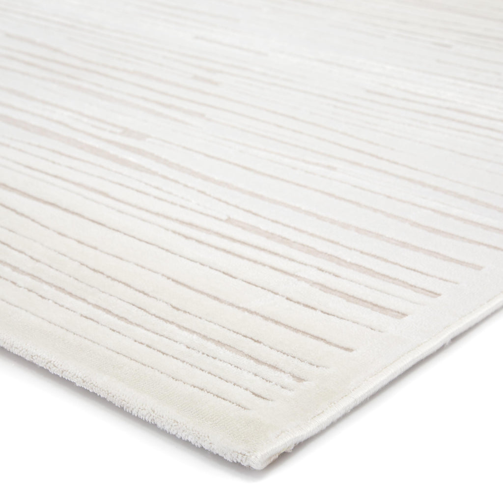 Jaipur Living Linea Abstract White/ Ivory Area Rug (7'6"X9'6")