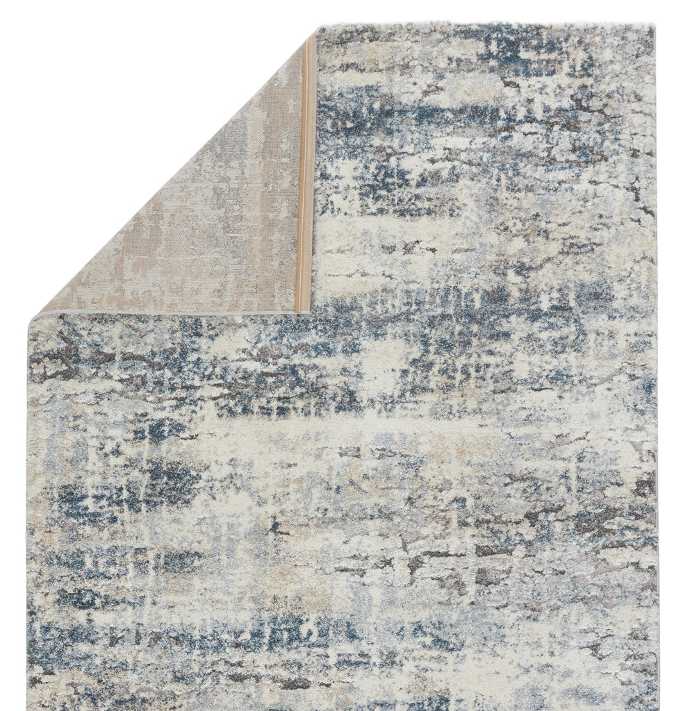 Vibe By Jaipur Living Benton Abstract Blue/ Gray Area Rug (12'X15')