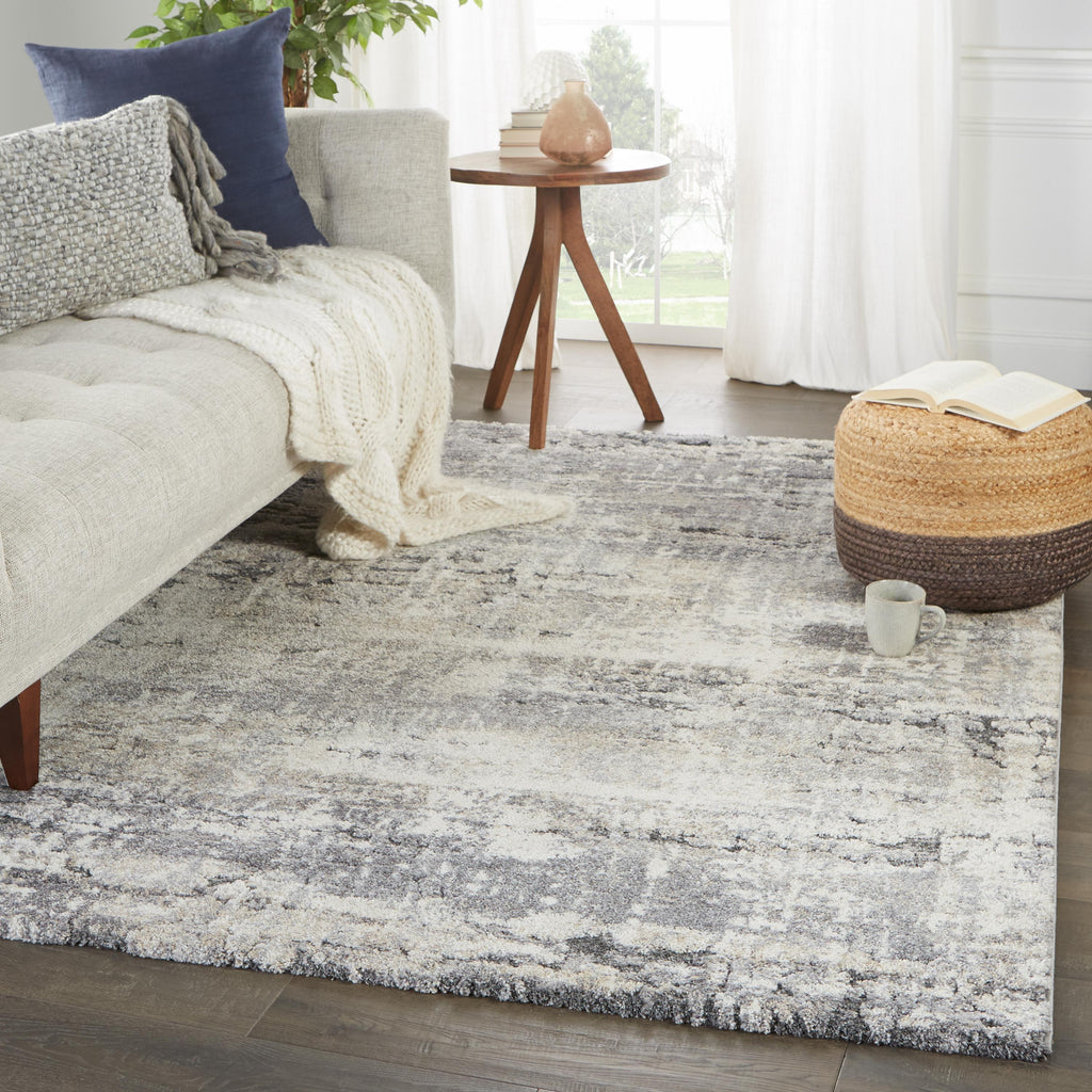 Vibe By Jaipur Living Benton Abstract Gray/ Ivory Area Rug (8'X10')