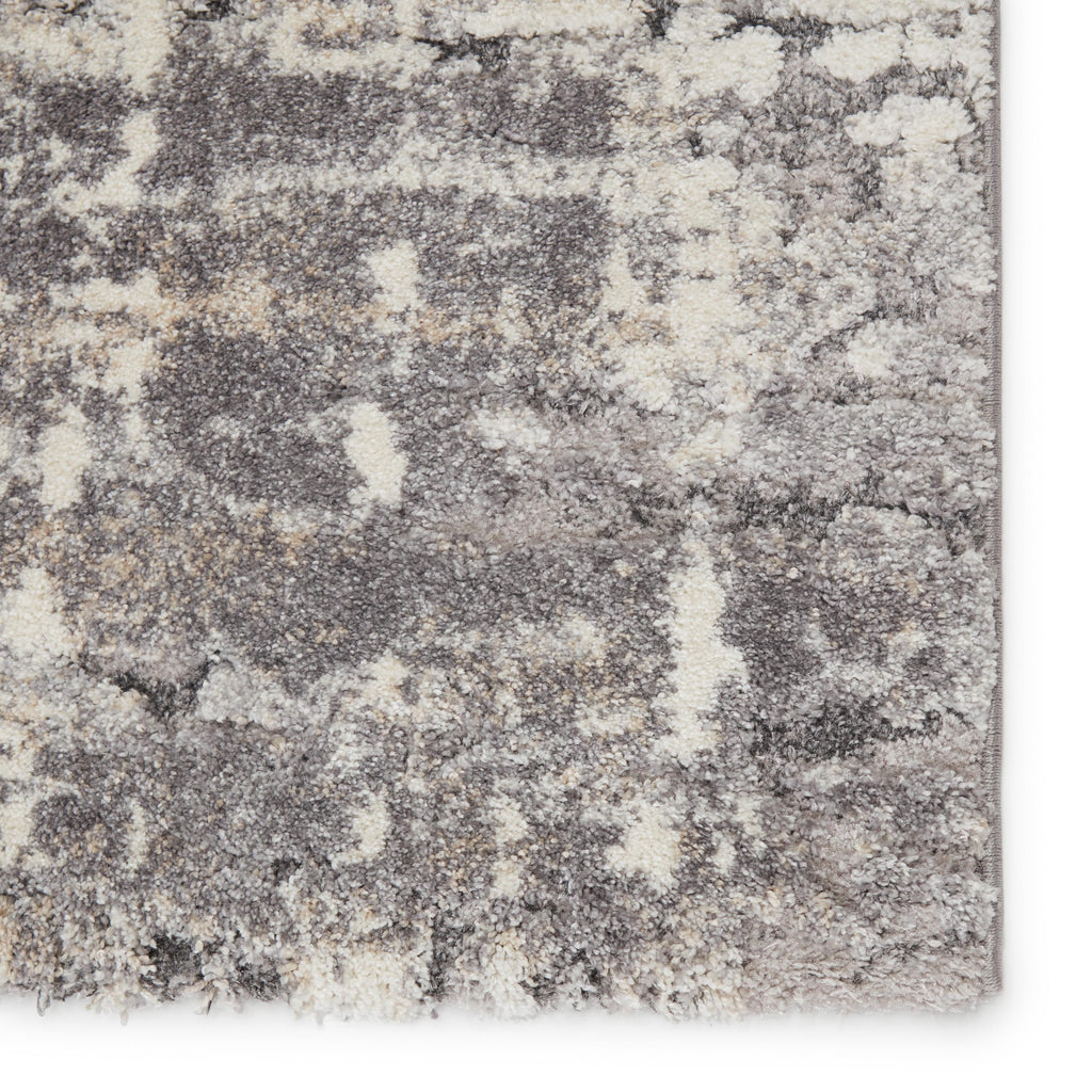 Vibe By Jaipur Living Benton Abstract Gray/ Ivory Area Rug (9'6"X13')