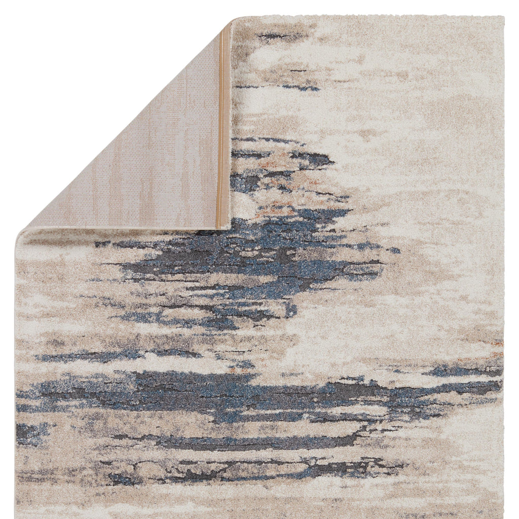 Jaipur Living Yushan Abstract White/ Blue Runner Rug (3'X10')