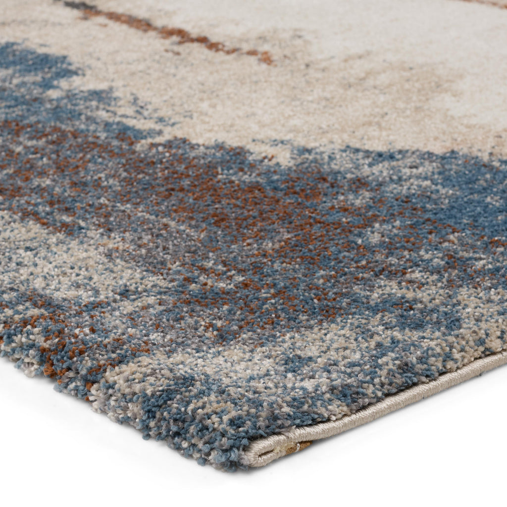 Jaipur Living Sobia Abstract Tan/ Blue Area Rug (5'X7'6")