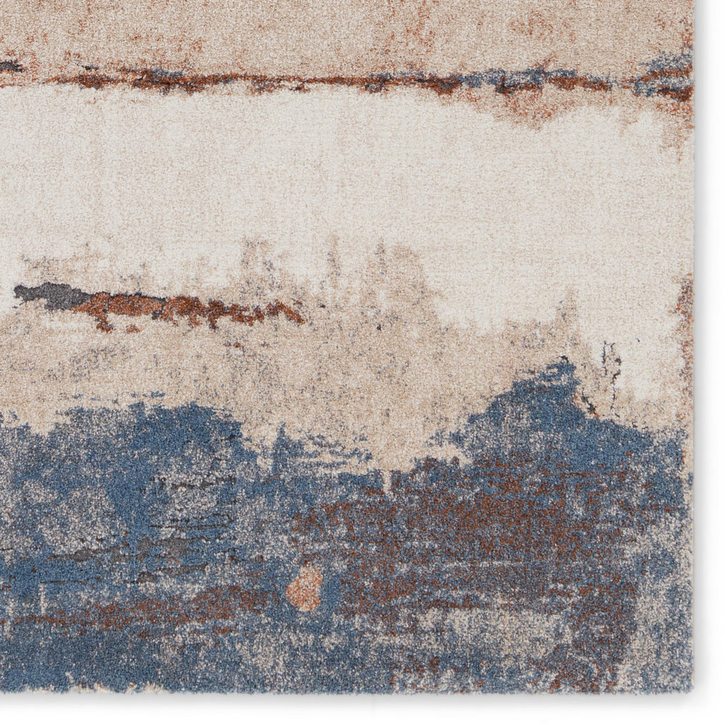 Jaipur Living Sobia Abstract Tan/ Blue Area Rug (5'X7'6")