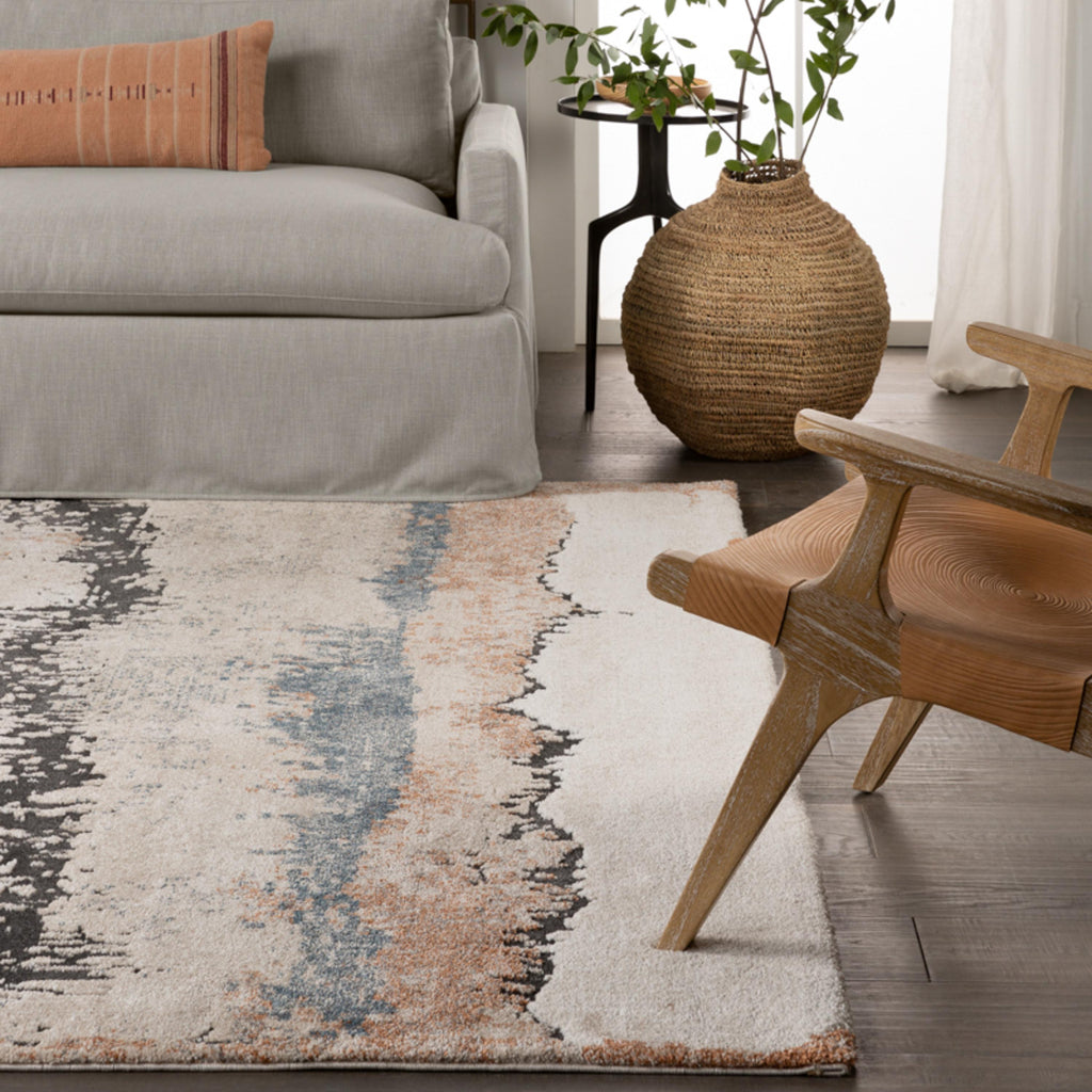 Jaipur Living Sobia Abstract Tan/ Blue Area Rug (8'X10')