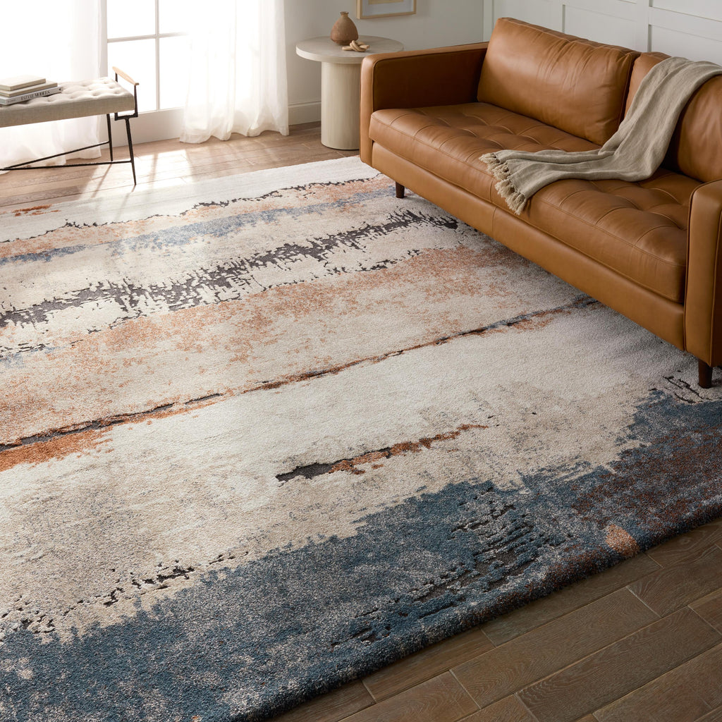 Jaipur Living Sobia Abstract Tan/ Blue Area Rug (8'X10')