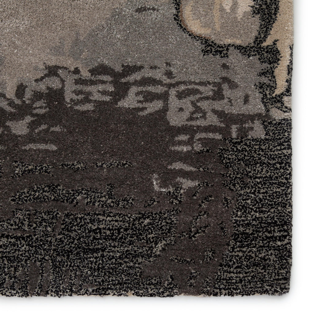 Jaipur Living Juna Handmade Abstract Black/ Taupe Area Rug (2'X3')