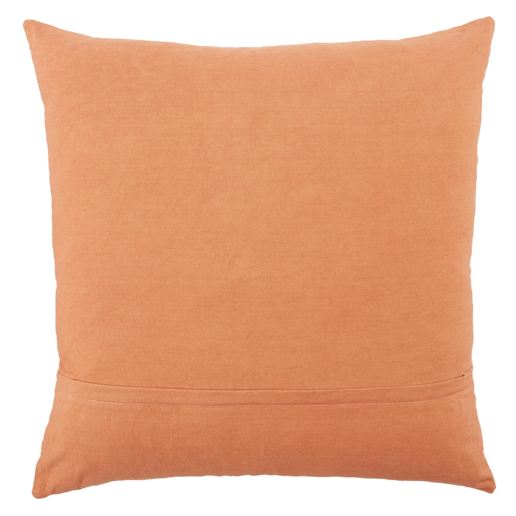 Vibe By Jaipur Living Parvati Tribal Warm Taupe/ Terracotta Pillow Cover (22" Square)