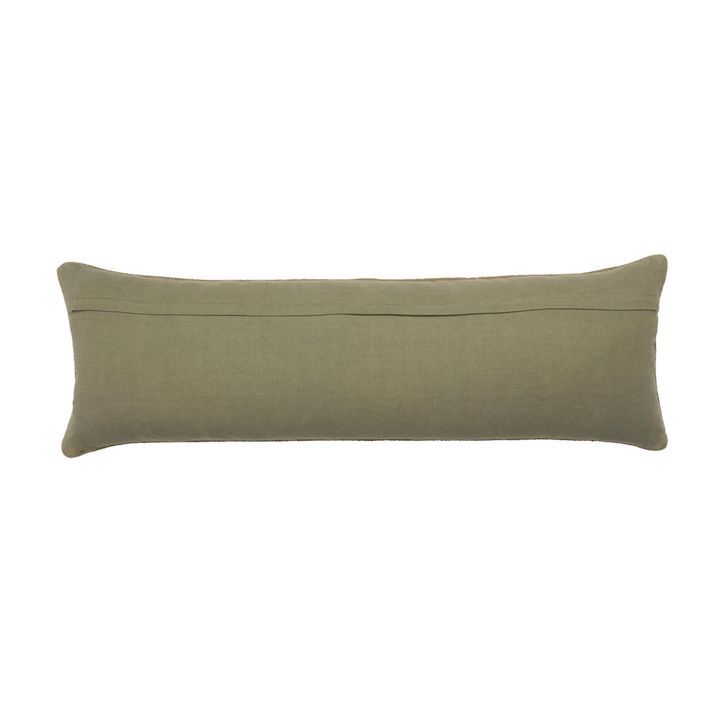 Jaipur Living Tarik Medallion Olive Green/ Cream Pillow Cover (13"X40" Lumbar)