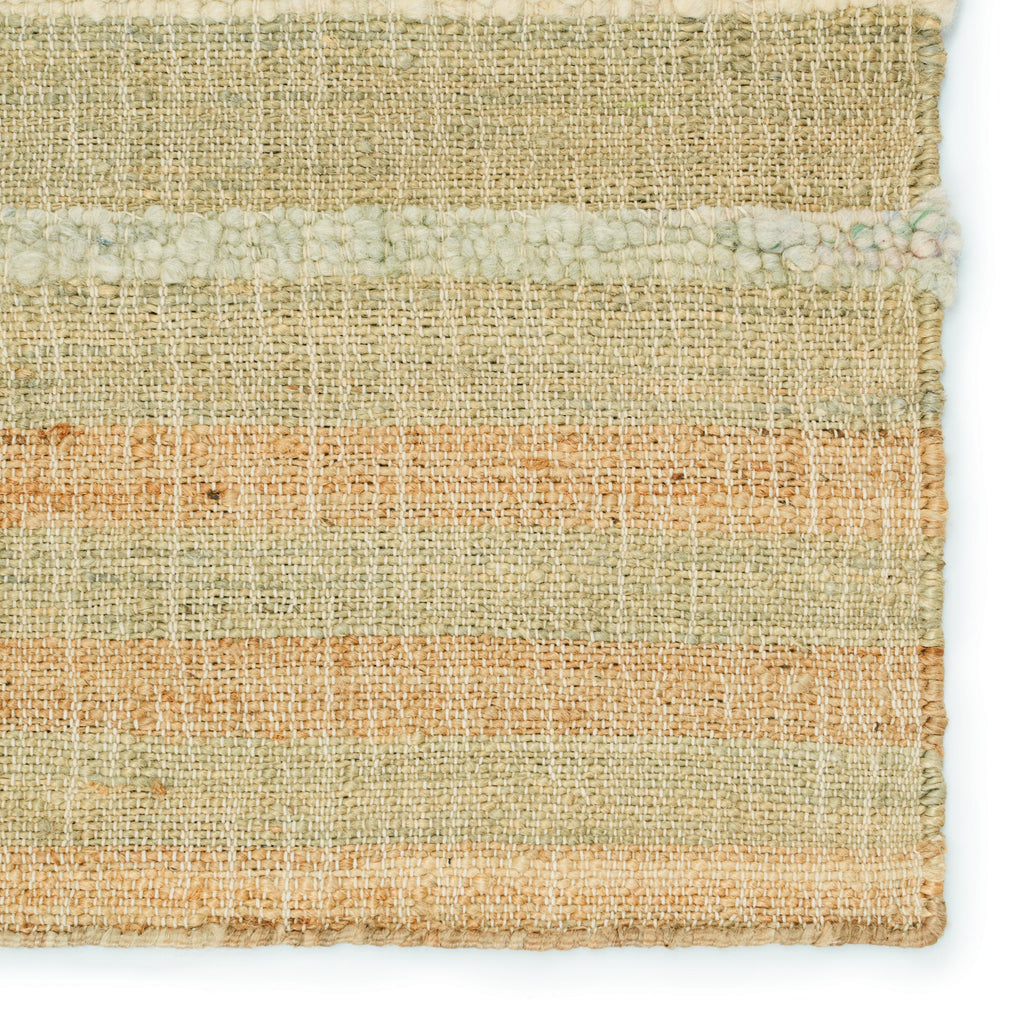 Jaipur Living Eirene Natural Striped Beige/ Blue Area Rug (9'X12')