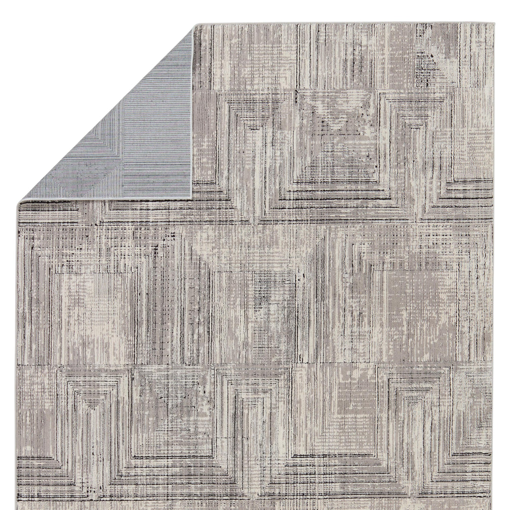 Jaipur Living Sublime Geometric Gray/ Cream Area Rug (5'3"X8')