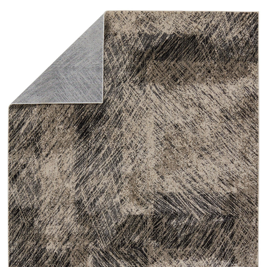 Jaipur Living Dairon Abstract Black/ Taupe Area Rug (5'3"X8')