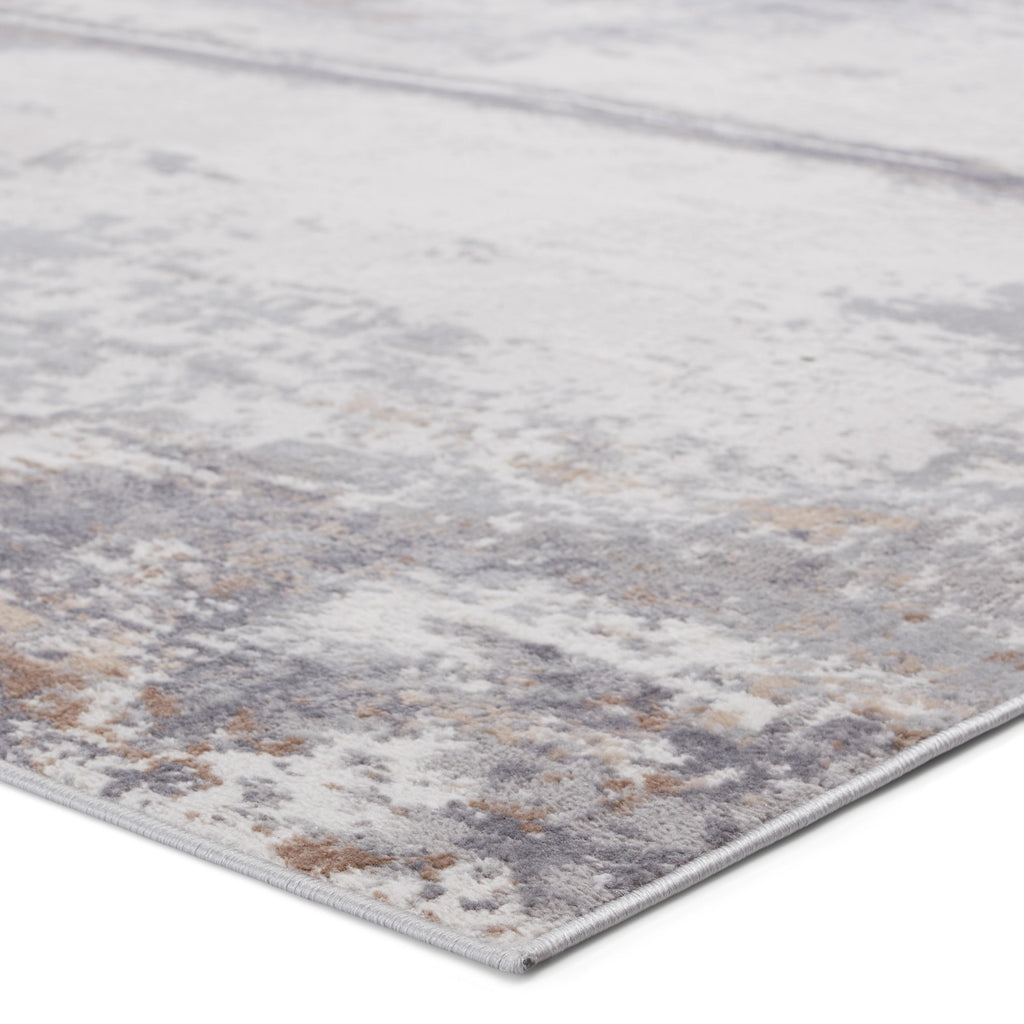 Vibe By Jaipur Living Treyton Abstract Gray/ Ivory Runner Rug (3'X12')