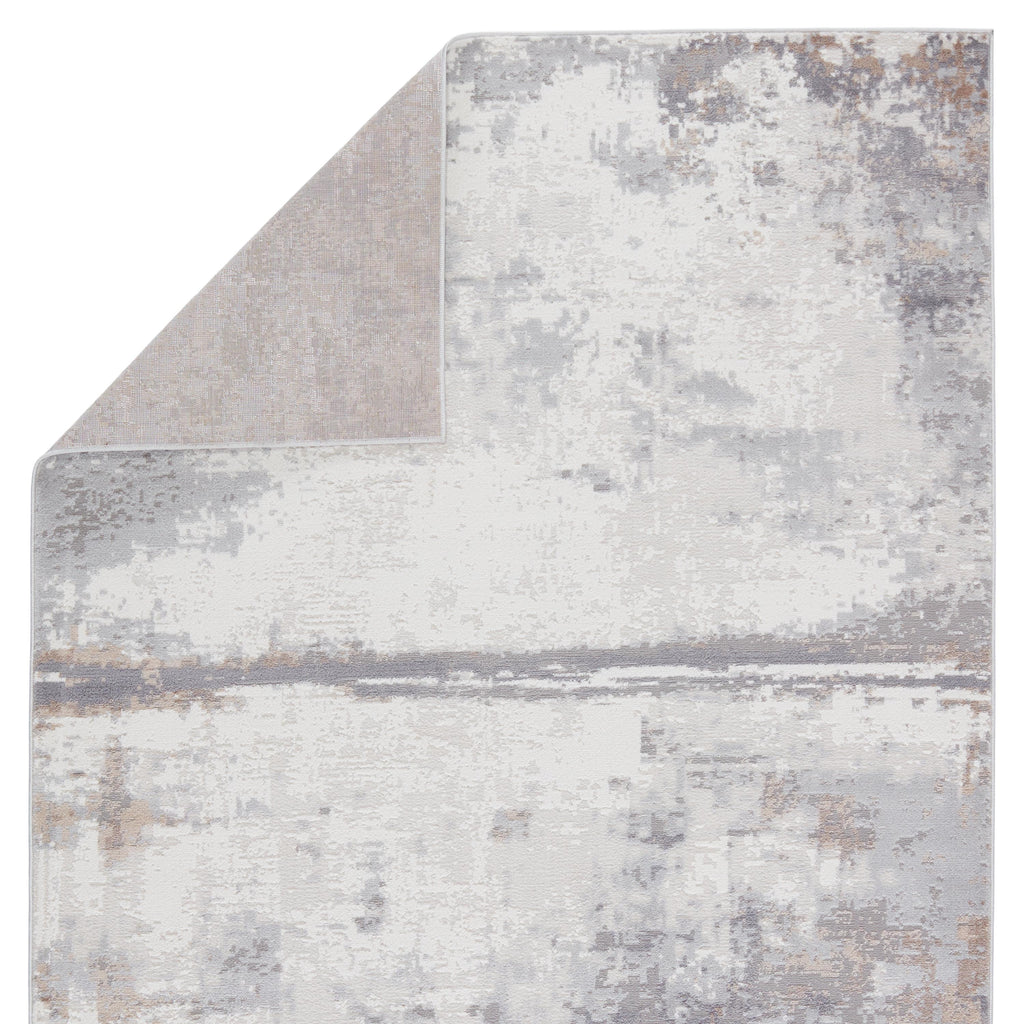 Vibe By Jaipur Living Treyton Abstract Gray/ Ivory Runner Rug (3'X12')