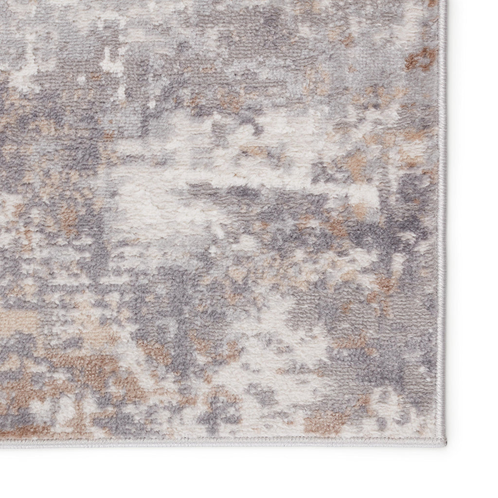 Vibe By Jaipur Living Treyton Abstract Gray/ Ivory Runner Rug (3'X12')