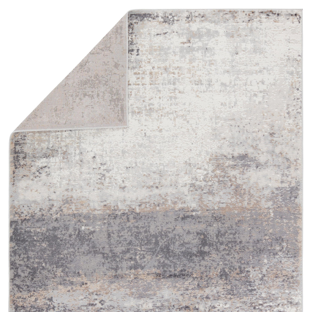 Vibe By Jaipur Living Delano Abstract Gray/ Ivory Runner Rug (3'X12')