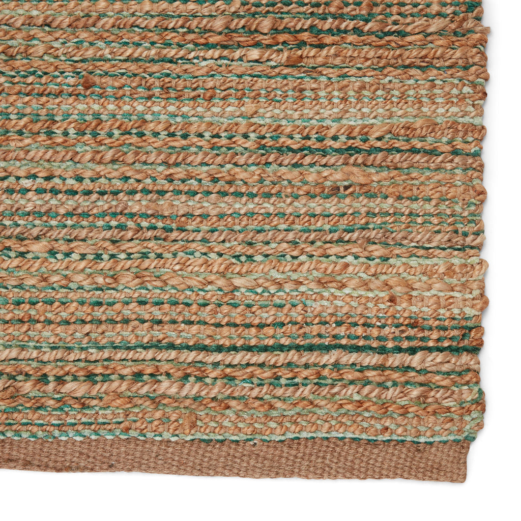 Jaipur Living Canterbury Natural Solid Tan/ Green Area Rug (6'X9')