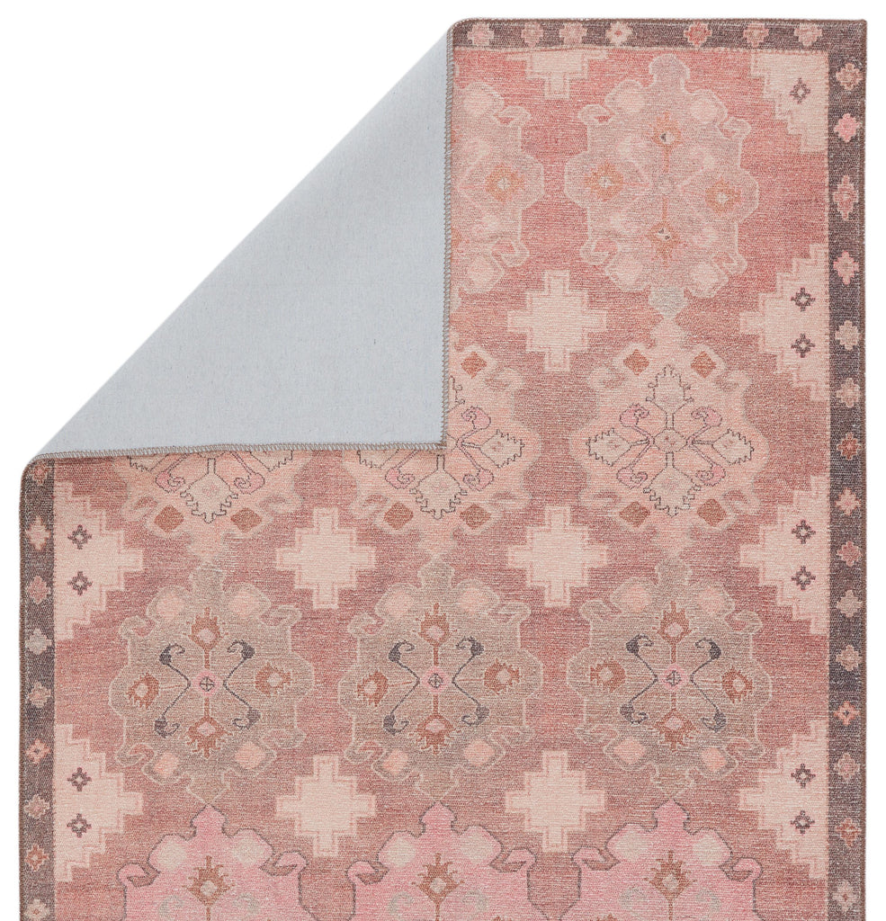 Vibe By Jaipur Living Chilton Medallion Pink/ Brown Area Rug (9'X12')