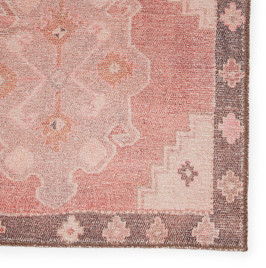 Vibe By Jaipur Living Chilton Medallion Pink/ Brown Area Rug (9'X12')