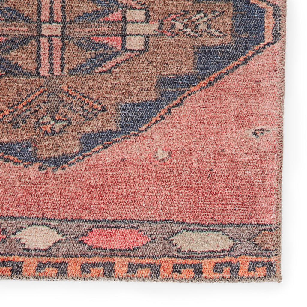 Vibe By Jaipur Living Mirta Medallion Pink/ Blue Runner Rug (2'6"X12')