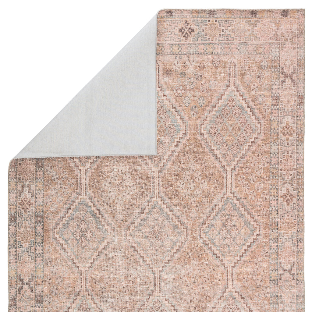 Jaipur Living Marquesa Trellis Light Pink/ Blue Runner Rug (3'9"X8')